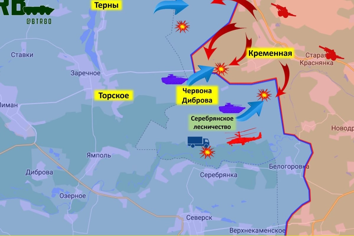 Карта российской армии на украине