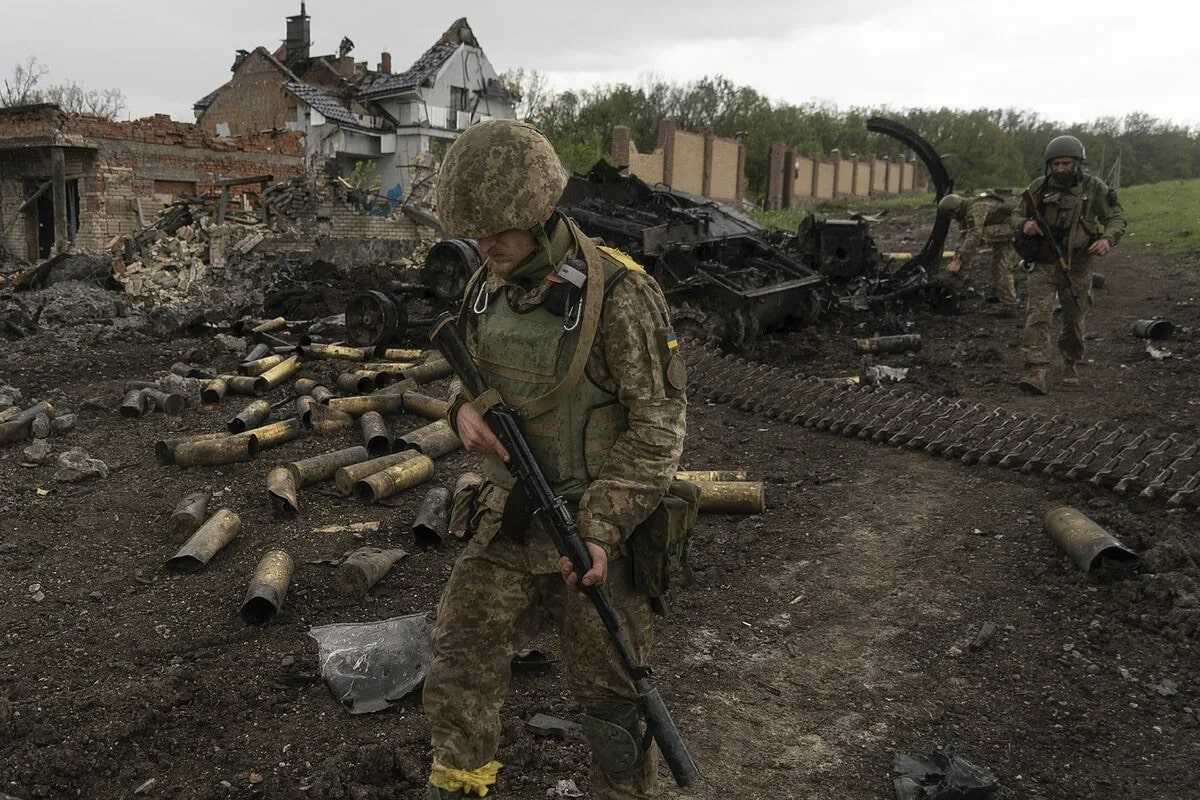 Боец ЧВК Вагнер. Украинские военные.
